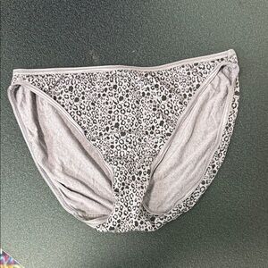 Felina Gray Leopard Print Panties
